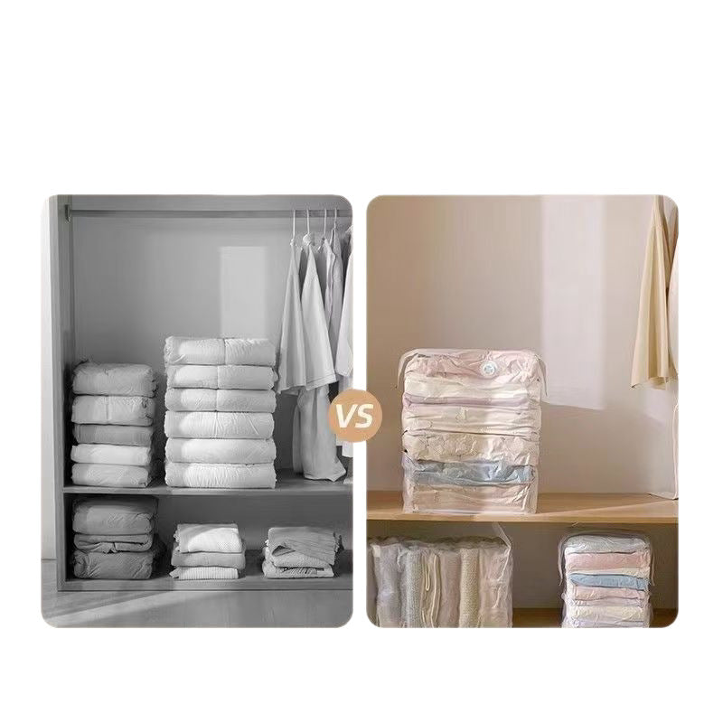 Free Shipping, Three-Dimensional Vacuum Compression Bag, Special Thickened Storage Bag for Clothes and Quilts, Moisture-Proof and Dust-Proof Organizing Bag - image 5