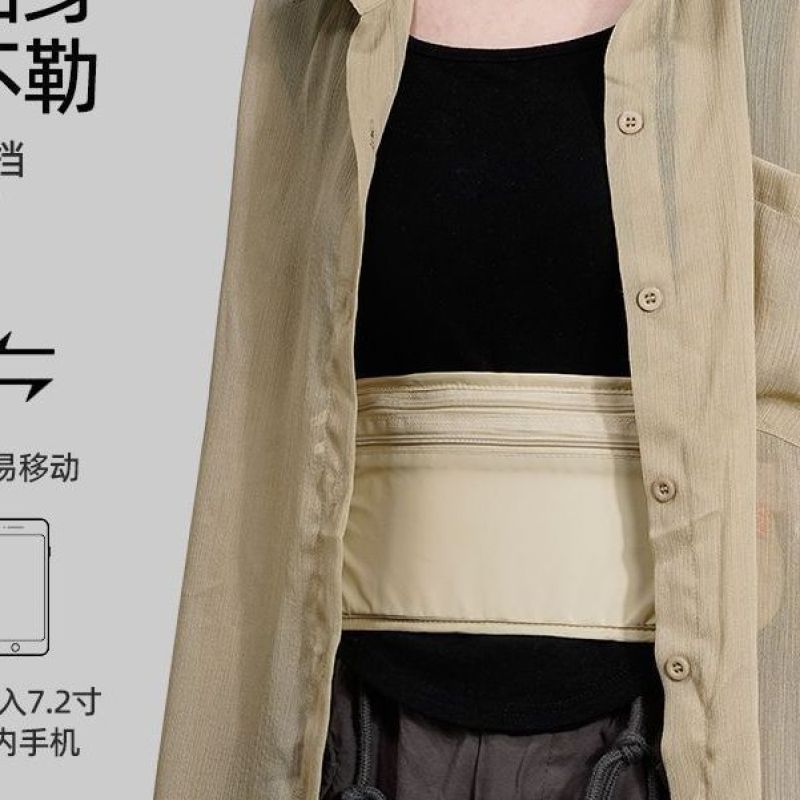 Anti-theft waist bag, close-fitting invisible anti-theft travel sports passport bag, new travel wallet for men and women - image 2