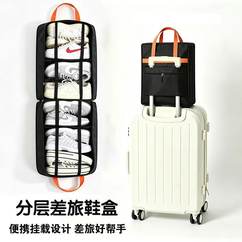 Cross-Border Shoe Bag, Shoe Storage Bag, Large Capacity, Portable Suitcase for Business Trips and Travel, Dust-Proof Shoe Storage Bag - image 1