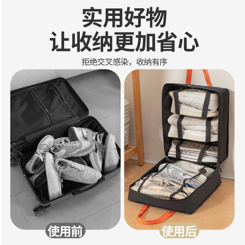 Cross-Border Shoe Bag, Shoe Storage Bag, Large Capacity, Portable Suitcase for Business Trips and Travel, Dust-Proof Shoe Storage Bag - image 2