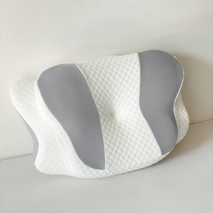 Cross-Border Memory Foam Pillow for Adults, Butterfly-Shaped Neck Pillow, High Pillow for Sleep, Non-Collapsing, Slow Rebound Memory Pillow Core - image 2
