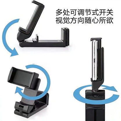 Cross-border multifunctional small table for high-speed trains and airplanes, universal rotating clip, foldable portable travel phone holder - image 3