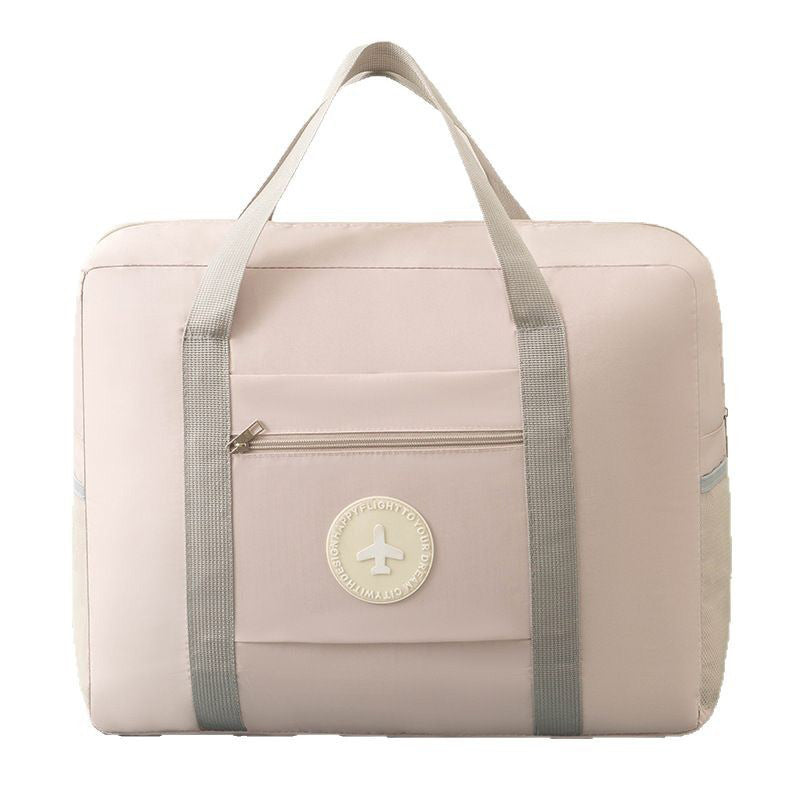 Travel storage bag with round logo, airplane bag, clothing storage bag, multifunctional large-capacity foldable waterproof luggage storage bag - image 5