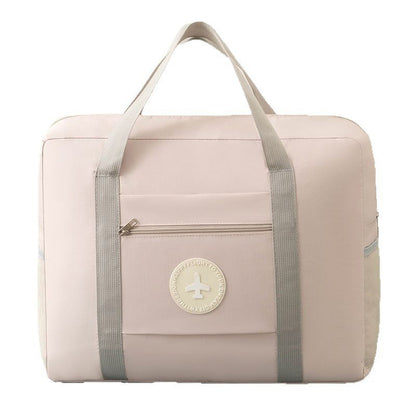Travel storage bag with round logo, airplane bag, clothing storage bag, multifunctional large-capacity foldable waterproof luggage storage bag - image 5