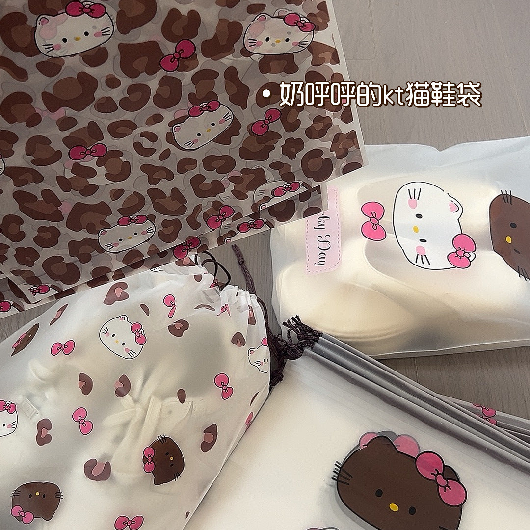 New model of shoe dust bags, thickened, convenient, waterproof, moisture-proof, mold-proof, drawstring closure, suitable for travel shoe covers - image 4