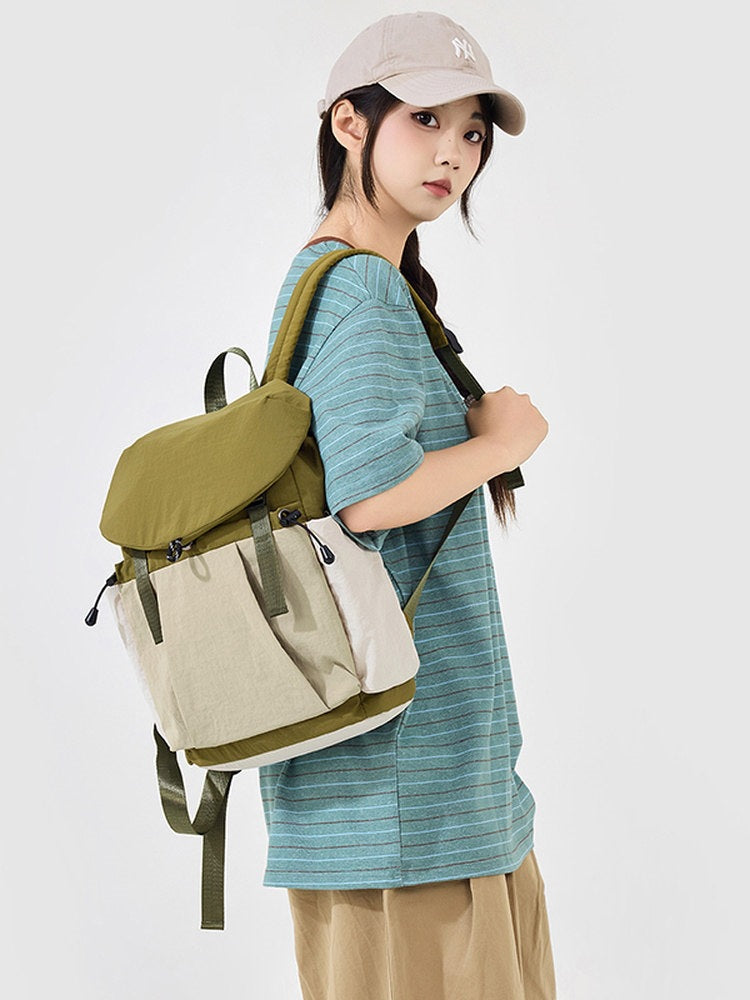 Japanese waterproof backpack for outdoor leisure, stylish school bag for female junior high school students, high-capacity travel backpack for elementary school students - image 1