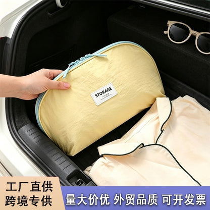 Travel underwear storage bag, portable three-in-one storage bag for underwear, socks, and other personal items, large capacity for organizing intimate apparel - image 4