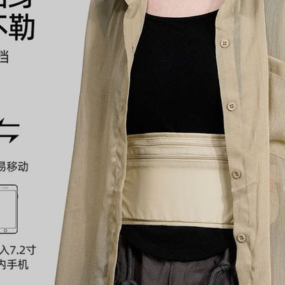 Anti-theft waist bag, close-fitting invisible anti-theft travel sports passport bag, new travel wallet for men and women - image 2