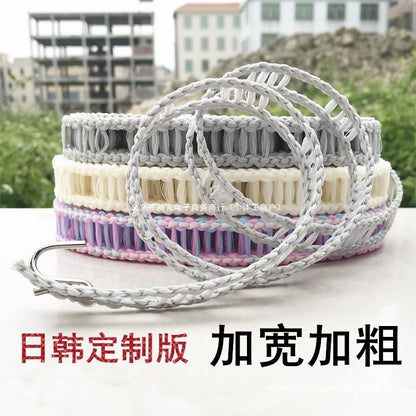 Wider and thicker anti-slip and windproof clothesline, quilt drying rope, outdoor dormitory travel clothesline, portable clothes drying rope - image 1