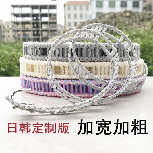 Wider and thicker anti-slip and windproof clothesline, quilt drying rope, outdoor dormitory travel clothesline, portable clothes drying rope - image 1