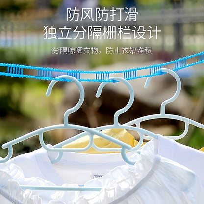 Thickened clothesline for indoor and outdoor use, no need to drill holes, windproof clothesline for drying quilts and clothes in travel and dormitories - image 3