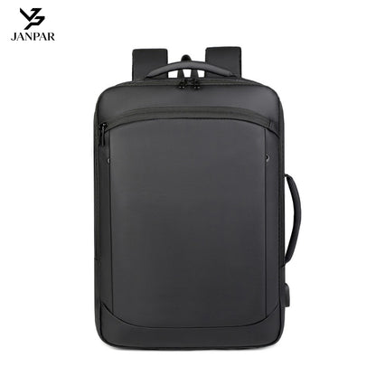 New cross-border men's business commuter backpack with expanded capacity, large-capacity travel backpack, stylish laptop bag - image 1