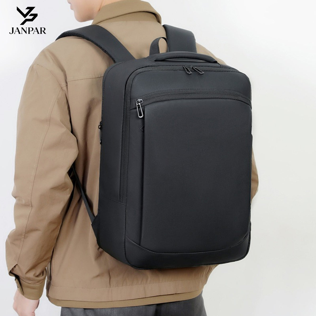 New cross-border men's business commuter backpack with expanded capacity, large-capacity travel backpack, stylish laptop bag - image 4