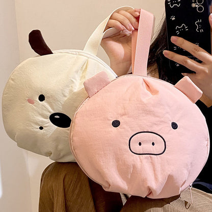 Hanging cartoon piggy storage bag for underwear, bras, panties, and socks, three-in-one travel underwear organizer - image 3