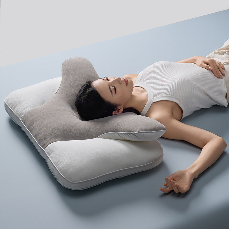 New double-wing side-sleeping shoulder pillow, special-shaped butterfly pillow core for adults, suitable for home, travel, and airplane side-sleeping neck suppo - image 2