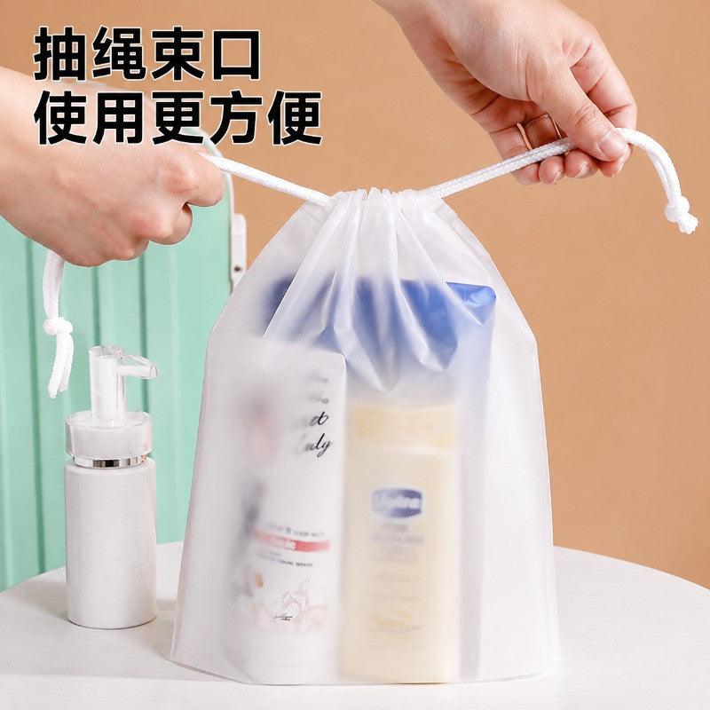 Thickened shoe storage bag, travel shoe bag, dustproof, moisture-proof, mildew-proof, drawstring closure storage bag for slippers and sneakers - image 2