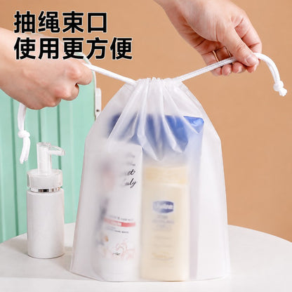 Thickened shoe storage bag, travel shoe bag, dustproof, moisture-proof, mildew-proof, drawstring closure storage bag for slippers and sneakers - image 2