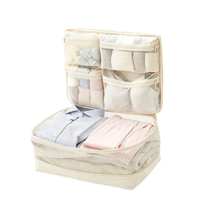 Cross-border travel storage bag 5-in-1 travel compression bag clothing storage bag portable clothing sorting and organizing bag - image 5