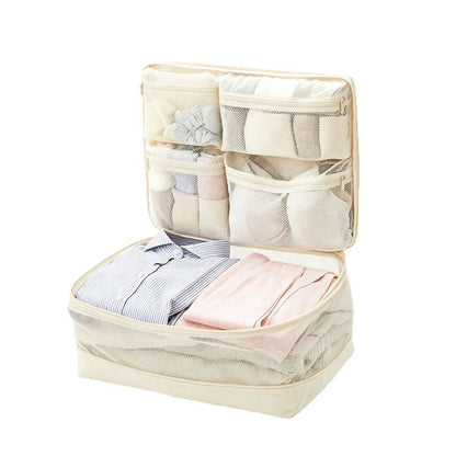 Cross-border travel storage bag 5-in-1 travel compression bag clothing storage bag portable clothing sorting and organizing bag - image 5