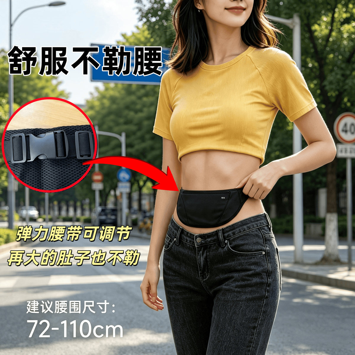 Japan JT anti-theft pouch, close-fitting waist bag for international travel, European unisex hiking invisible thin passport wallet, anti-theft - image 4