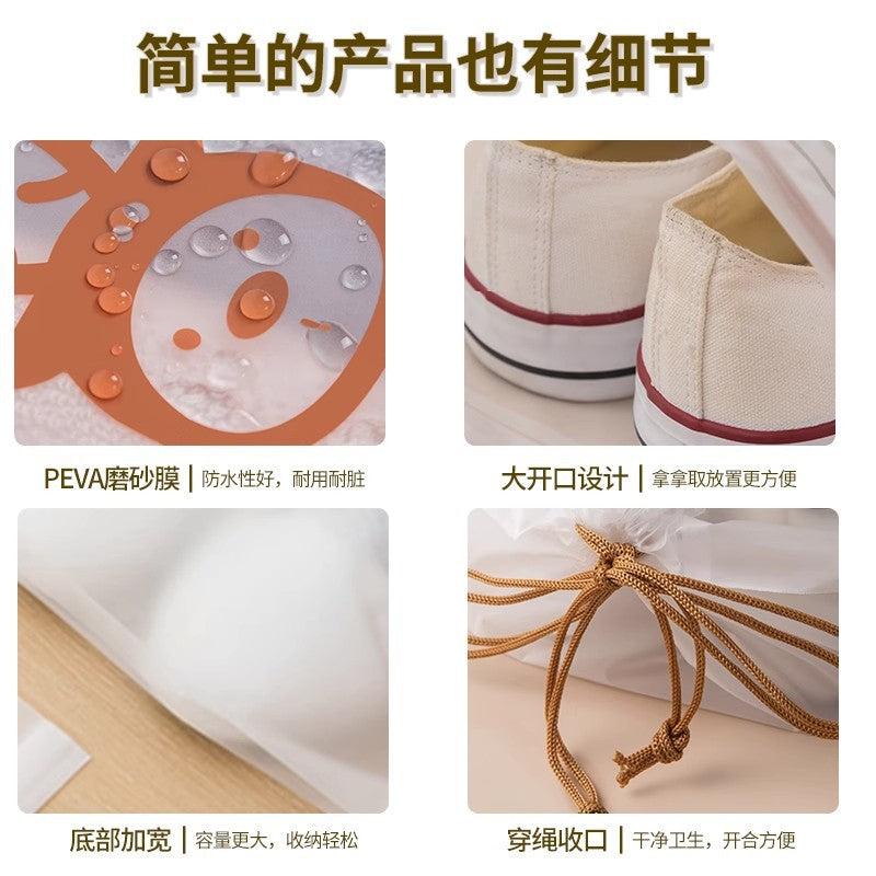 Shoe bag, shoe storage bag, travel shoe bag, universal dustproof bag, travel shoe set, special shoe cover for white shoes, wholesale - image 4