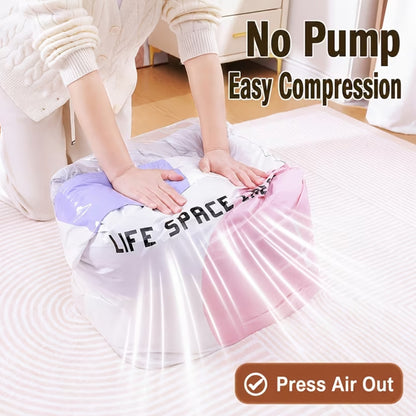 Upgraded 3D vacuum compression bags for clothes, garments, bedding, luggage, and travel quilts, enlarged and thickened - image 3