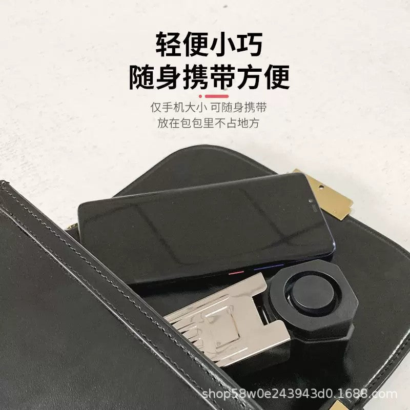 Door stop alarm, door stopper for home use, portable anti-theft device for travel, hotel, and home use, prevents theft and collisions, suitable for those living - image 4