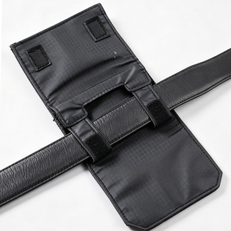 In-stock RFID anti-scan invisible waist bag, travel passport bag, document pouch, anti-scan protection for mobile phones when traveling abroad - image 4
