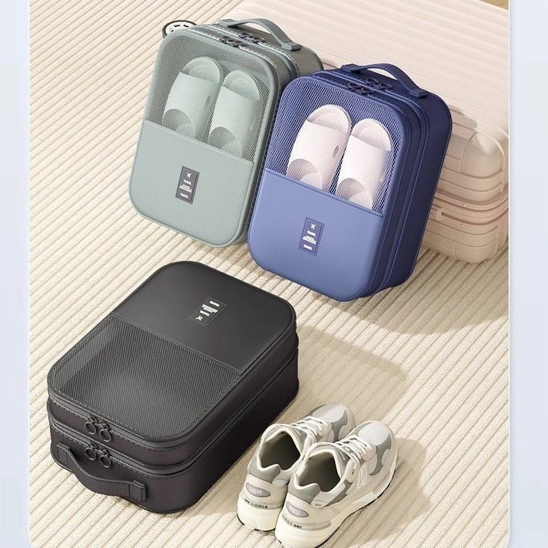 Portable shoe storage bag, waterproof shoe bag, large-capacity travel bag, outdoor shoe bag, portable shoe bag - image 4