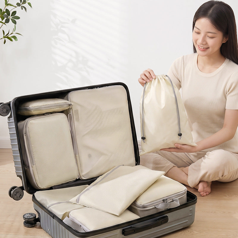 Travel storage bag, portable items, moving four-piece set, clothing and quilt, large-capacity home set, wardrobe compression bag - image 2
