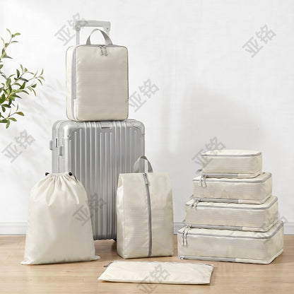 Travel storage bag, portable items, moving four-piece set, clothing and quilt, large-capacity home set, wardrobe compression bag - image 3