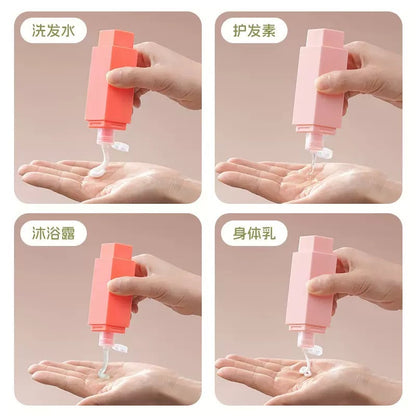 Travel refill bottle, new cross-border four-in-one spray bottle, shampoo and shower gel portable storage bottle, lotion bottle - image 4