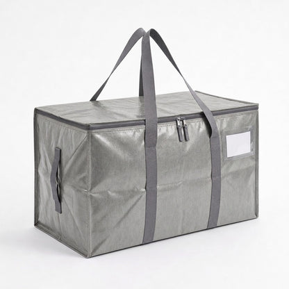 Moving packing bag PP cross-border waterproof thickened transparent woven bag Amazon bestseller large capacity quilt bag - image 4