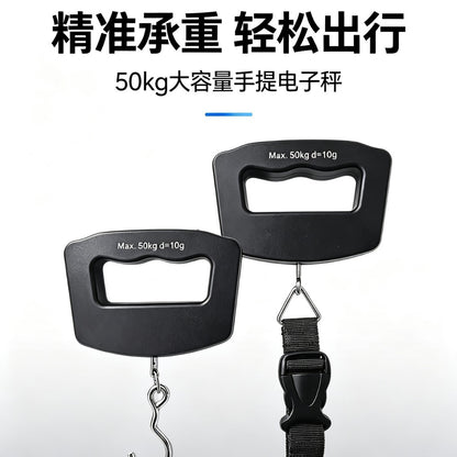 50kg portable handheld electronic scale, courier luggage hook scale, mini portable electronic scale for home and travel use - image 3