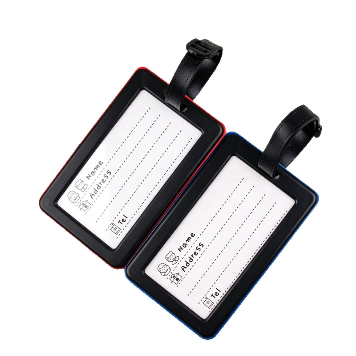 PVC luggage tags in stock for wholesale, soft rubber boarding tags, luggage identification tags, letter luggage tags, popular for cross-border sales - image 5