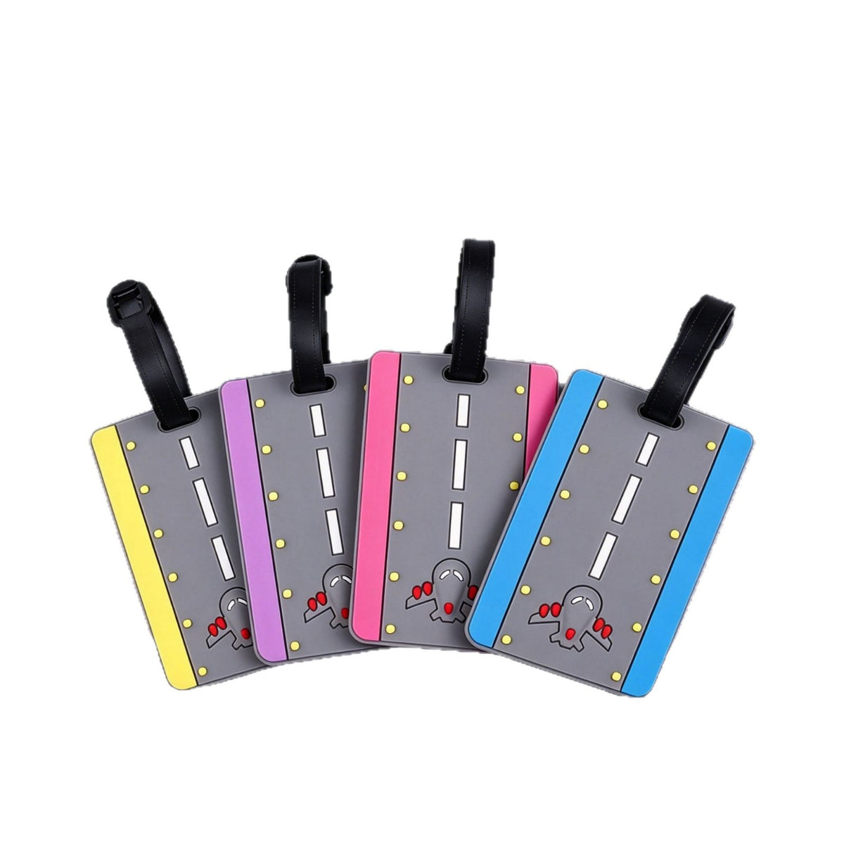 PVC soft rubber luggage tag, creative luggage decoration, cute internet-famous bus card protective cover, wholesale anti-loss - image 5