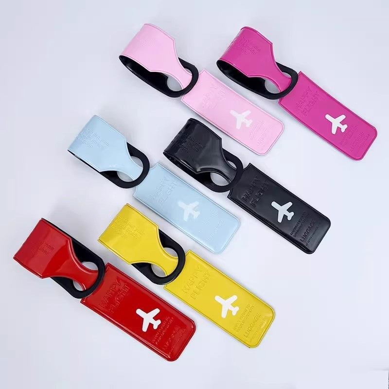 Luggage tag, anti-lost identification tag with lanyard, name tag for suitcase, boarding pass pendant for travel - image 3
