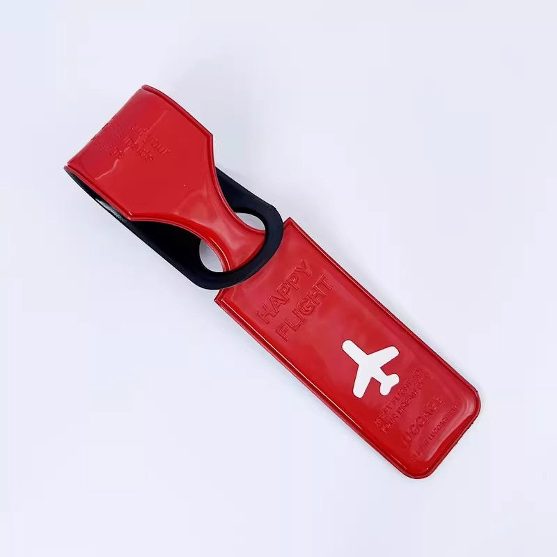 Luggage tag, anti-lost identification tag with lanyard, name tag for suitcase, boarding pass pendant for travel - image 4