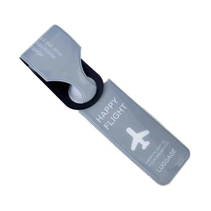 Luggage tag, anti-lost identification tag with lanyard, name tag for suitcase, boarding pass pendant for travel - image 5