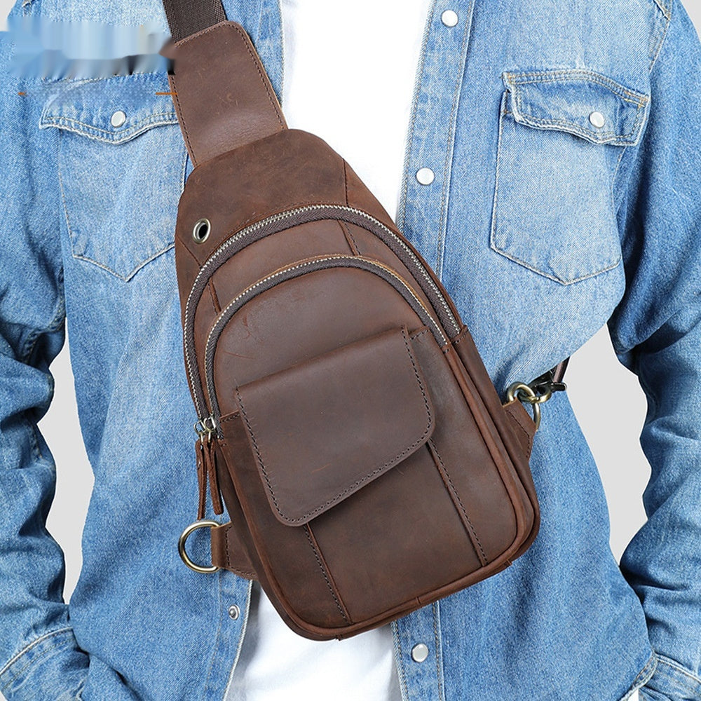 Vintage Travel Crossbody Bag