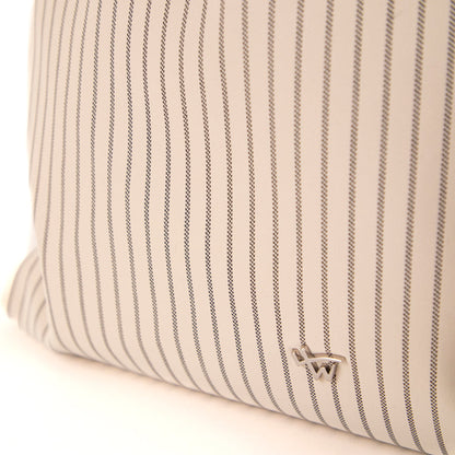 Striped hobo bag