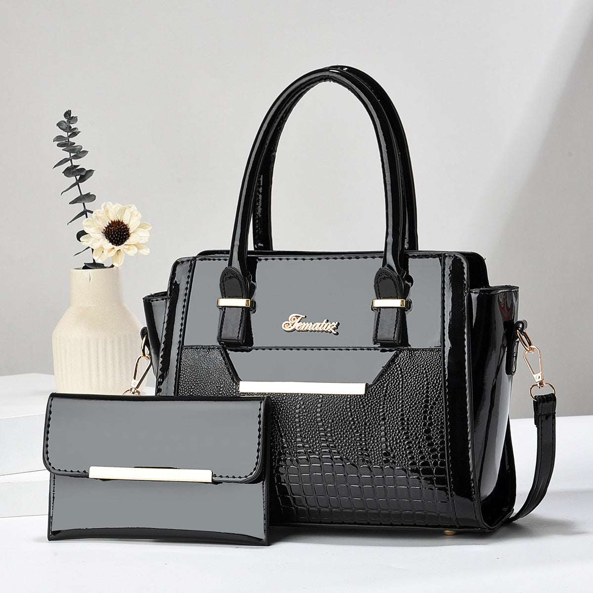 Leather Travel Tote Bag