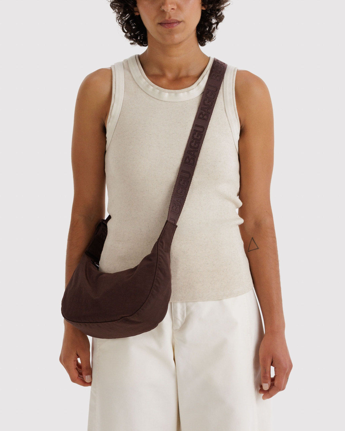 Small Nylon Crescent Bag