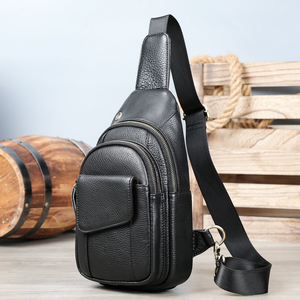 Vintage Travel Crossbody Bag