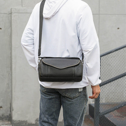 Vintage Leather Travel Crossbody Bag