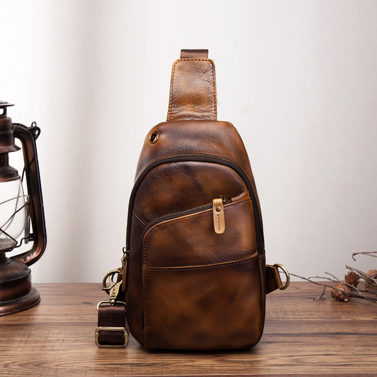 Retro Travel Crossbody Bag