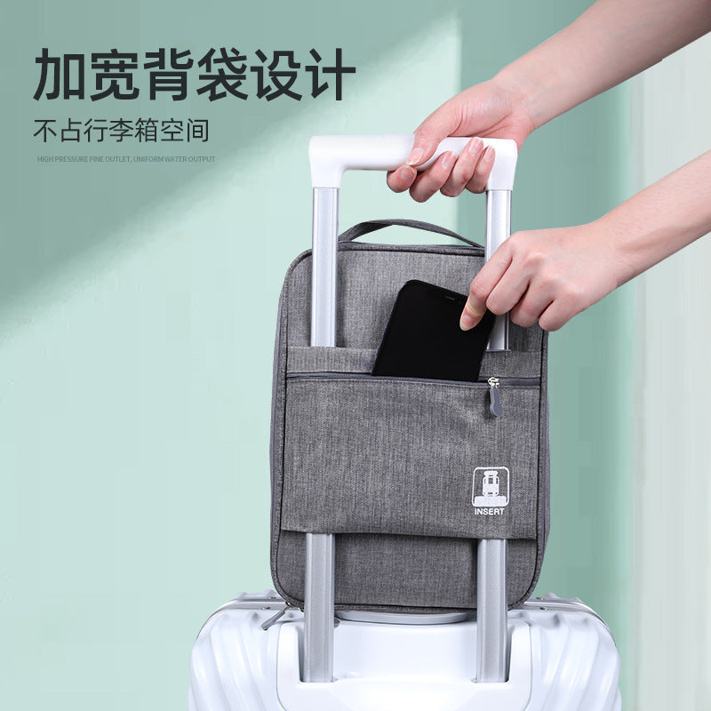 Hayan/Haiying Internet Celebrity Shoe Bag Large Capacity Travel Shoe Cosmetics Bag Portable Shoe Cosmetics Bag Wholesale Manufacturer - image 2