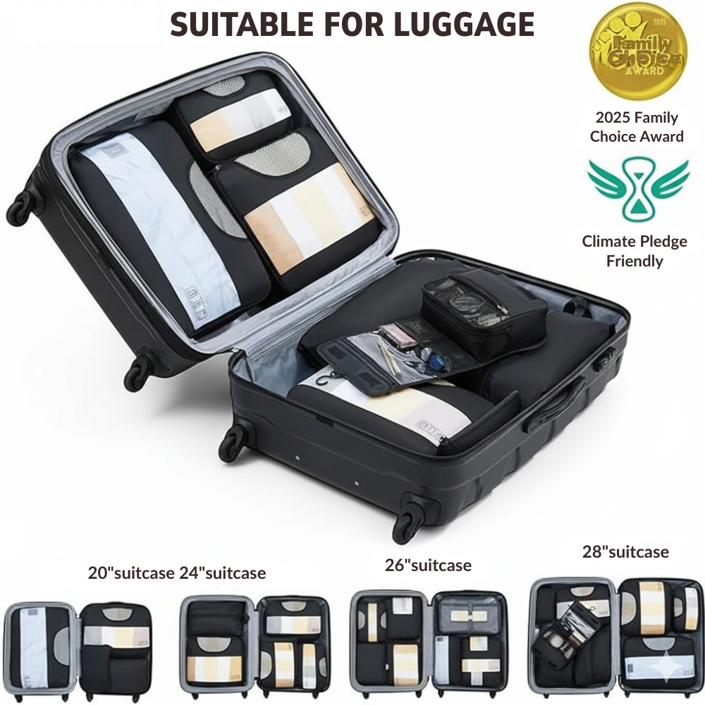 Trahvl™ 8 Piece Packing Cubes