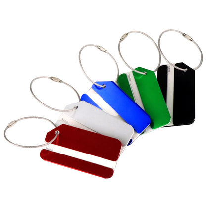 Aluminum Alloy Metal Airplane Luggage Tags, Luggage Tags, Id Tags, Multi-Color Wholesale in Stock - image 3