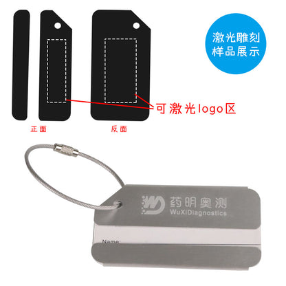 Aluminum Alloy Metal Airplane Luggage Tags, Luggage Tags, Id Tags, Multi-Color Wholesale in Stock - image 4